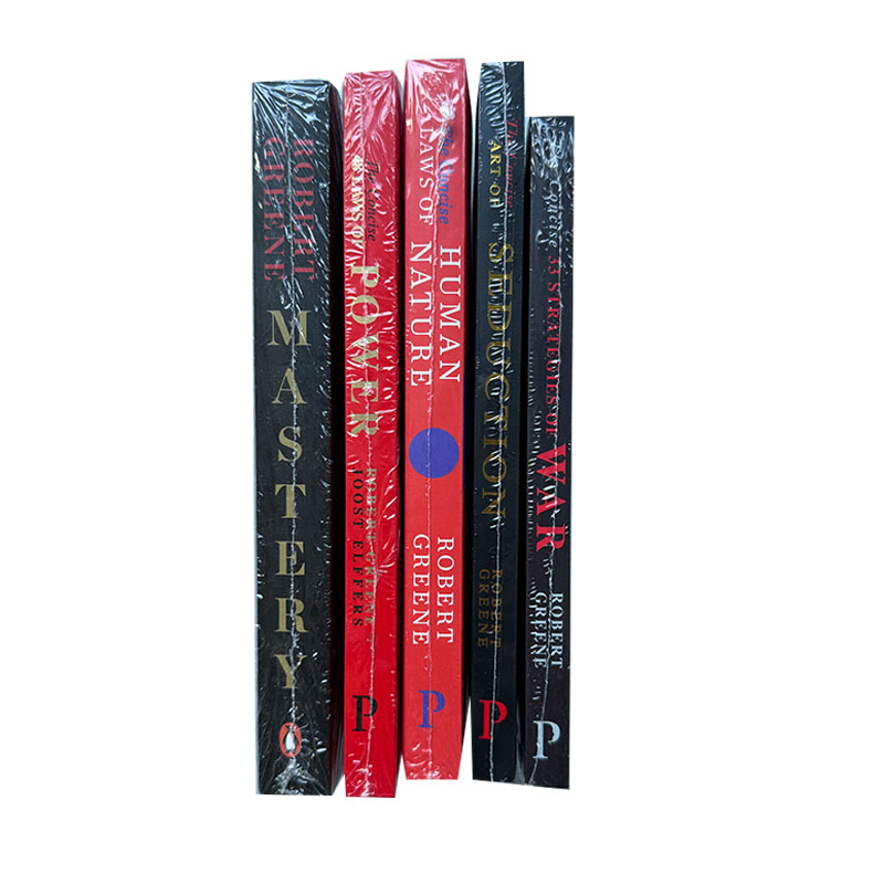 ロバート・グリーン著 5 冊/セット The Concise 48 Laws Of Power;人間性の簡潔な法則;誘惑とマスタリーの芸術: 戦争