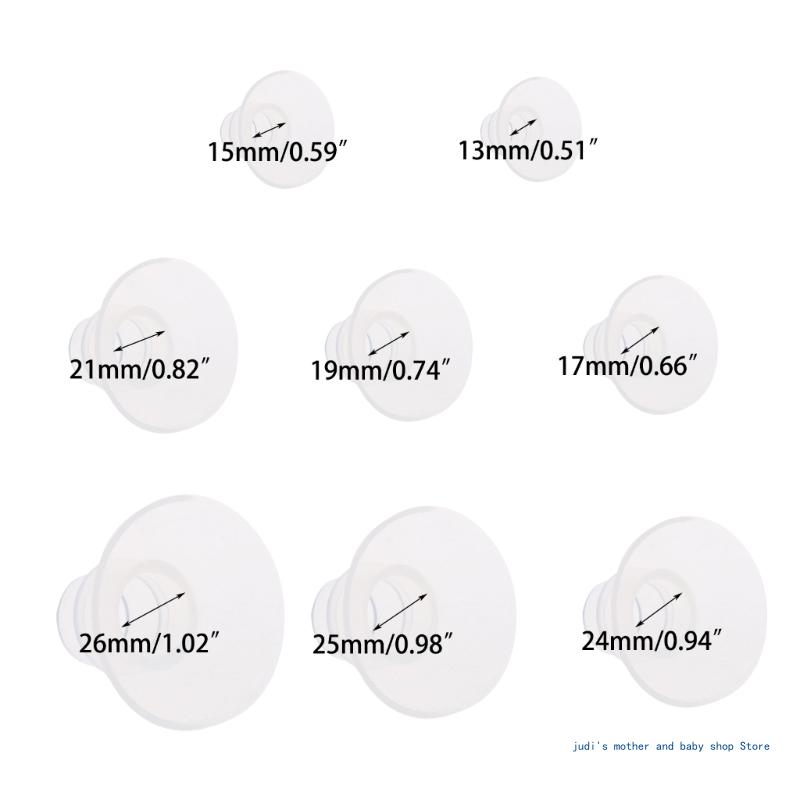 67JC Breast Silicone Flange Inserts Feeding Accessories & Part Electric Breastpump Flange Insert Seamless Connector