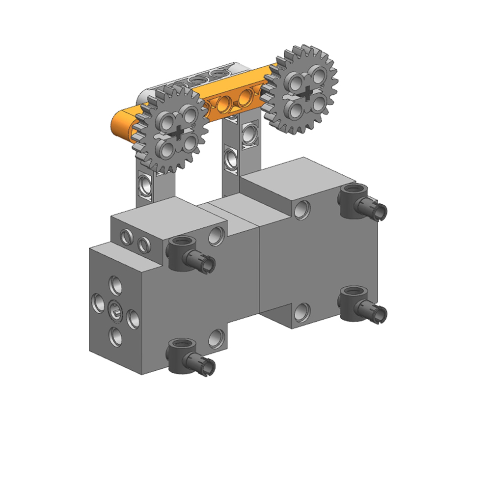 Eixo de saída transversal do servo motor de bloco de construção programável compatível com driver de controle de energia legoeds para arduino microbit rpi
