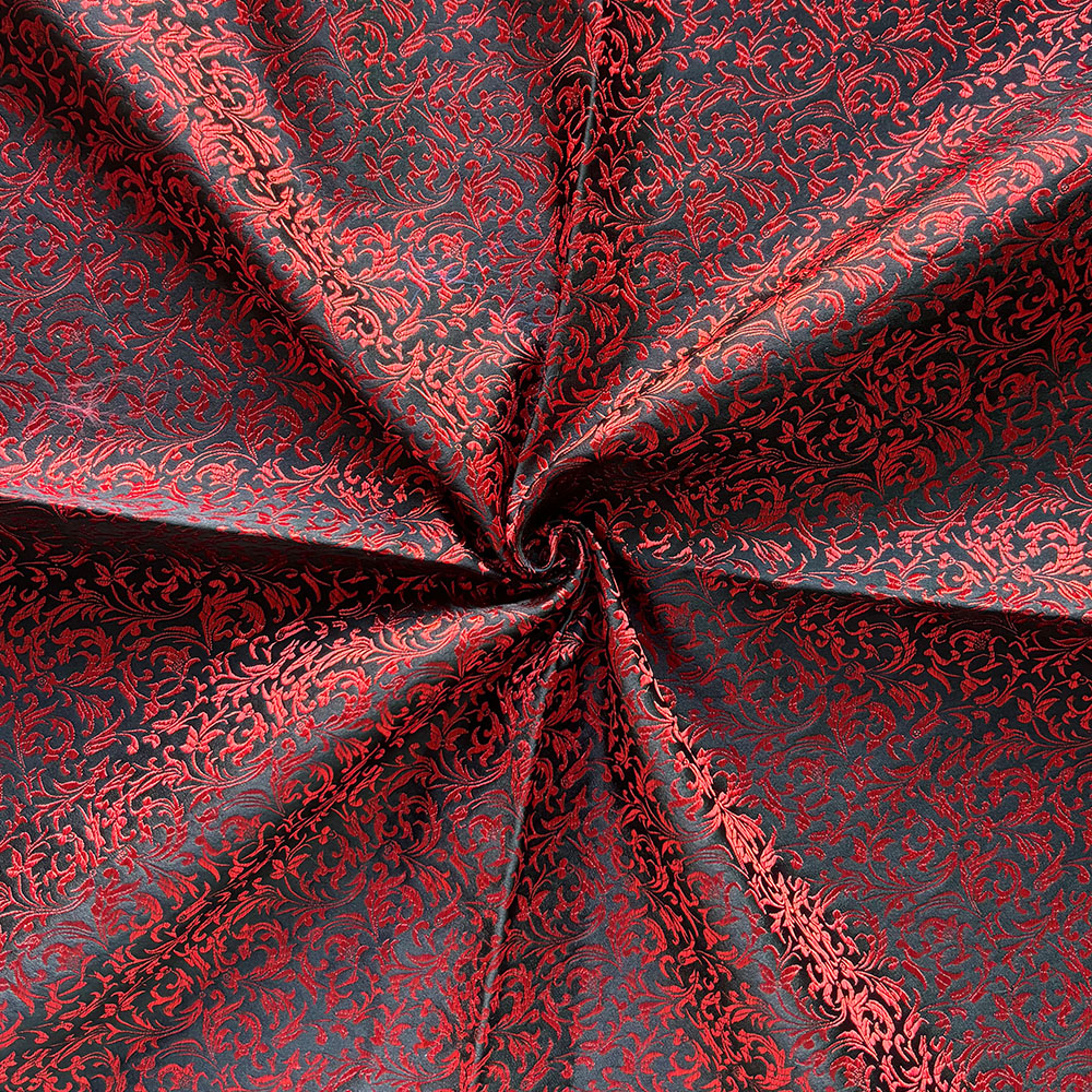 Brokat Jacquard Weizen Blumenmuster Damast Stoff für Seide Satin Mädchen Kleid Cheongsam Kostüm Vorhang DIY Quilten Patchwork