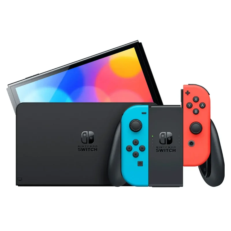 【Brand+】Konsola do gier Nintendo Switch OLED 64GB z 7-calowym wyświetlaczem OLED