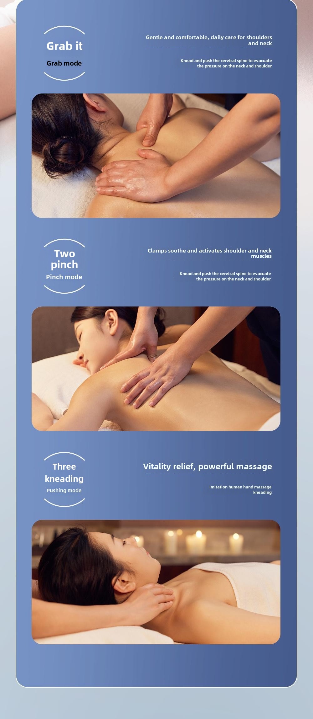 Trapezium Massagekussen Draadloze elektrische auto Thuismassager Verwarming Taille Nek Been Cervicale Shiatsu Kneden Oplaadbaar