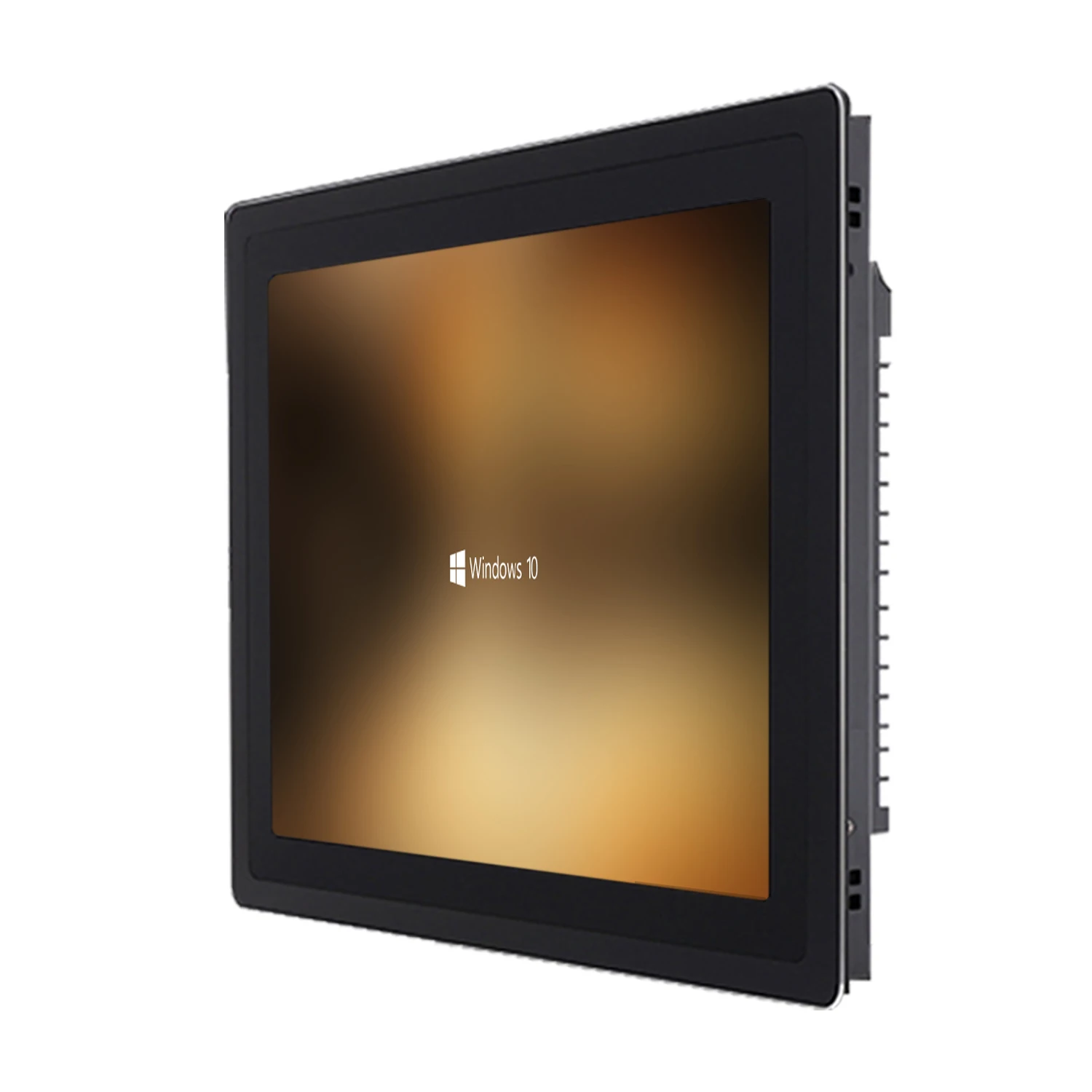 17 19 21,5 pulgadas industrial todo en uno panel táctil de ordenador pc con pantalla táctil resistiva wifi incorporado rs232 com para win10 pro