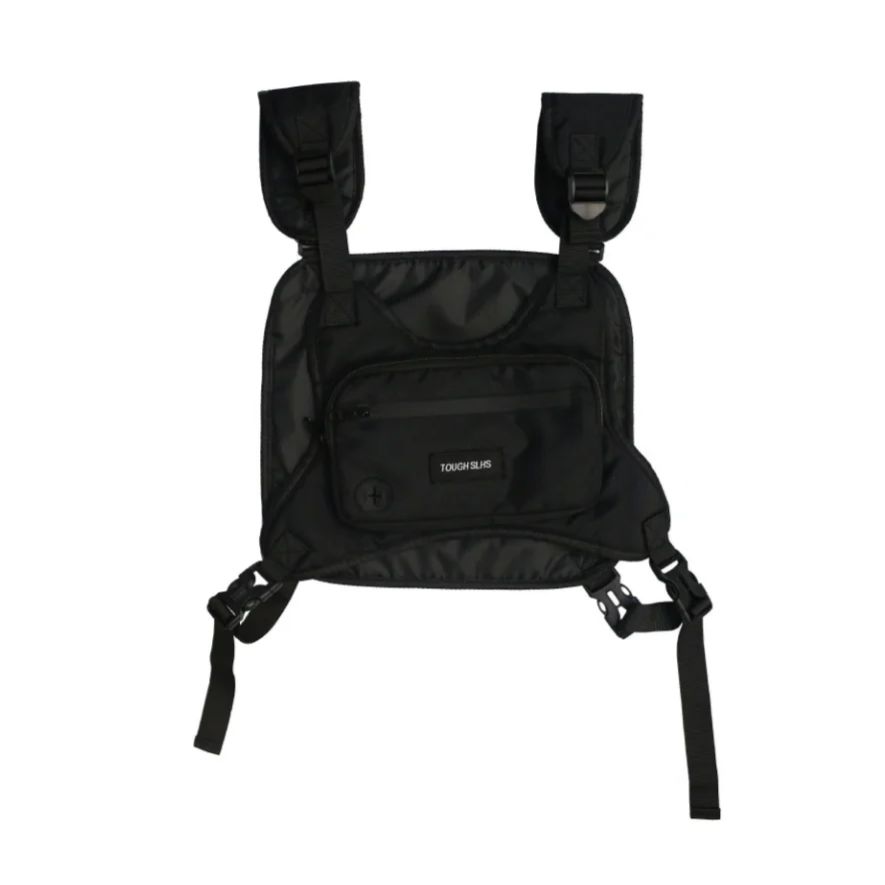 가슴 가방 허리 가방 힙합 streetwear 대용량 스포츠 캐주얼 전술 조끼 가방 남성용