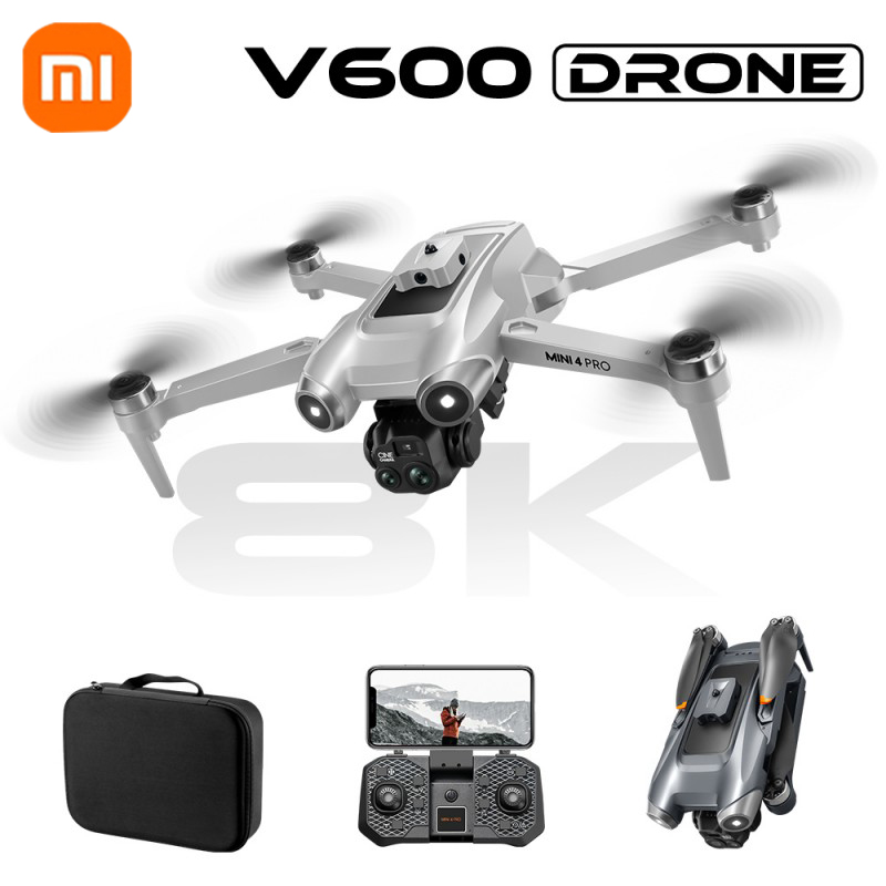 Xiaomi V600 GPS Drone 5G WIFI 8K HD Professional Dual Cameras Optical Flow Obstacle Avoidance Long Battery Life Brushless Drone