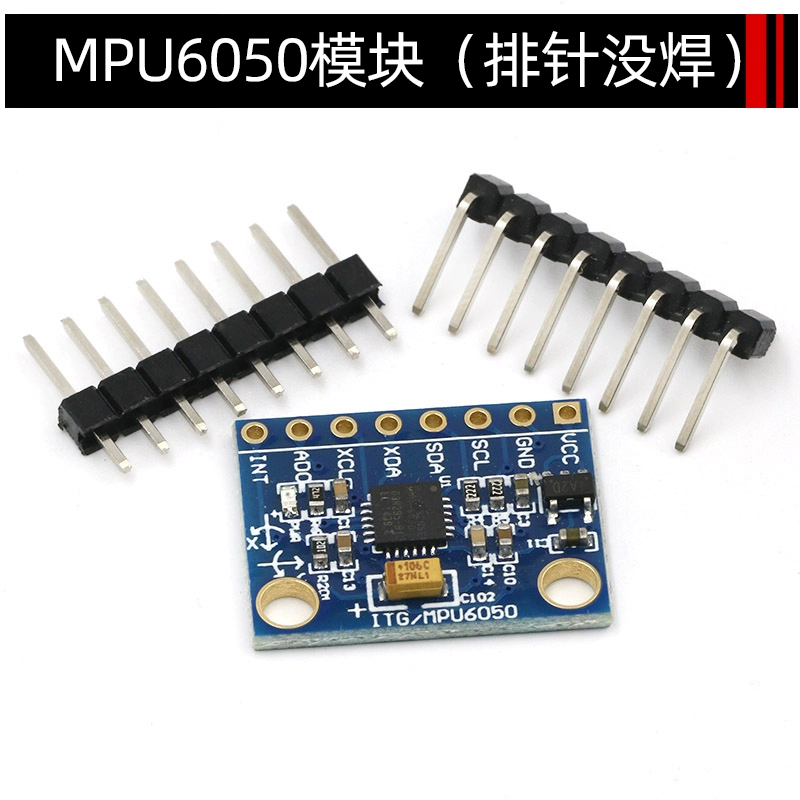 GY-521MPU6050 modulo sensore angolare 3D 6DOF accelerometro triassiale giroscopio elettronico per Arduino con pin