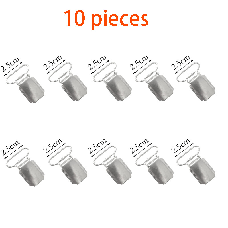 10 stks/partij Jarretel Clips Lood Metalen Baby Houder Fopspeen Haak 1.5 cm 2 cm 2.5 cm 3 cm 3.5 cm 4 cm 5 cm Voor Bretels Bretels