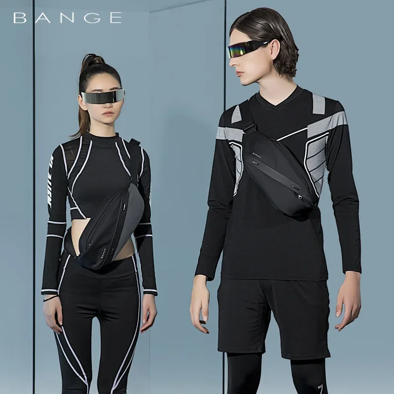 BANGE Männer Brust Tasche Neue Design Mode Multifunktions Wasserdichte Anti-fleck Große Kapazität Reise Tragbare Umhängetasche Sling Taschen