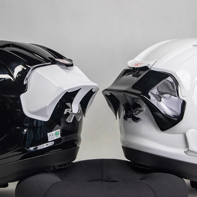 オートバイリアトリムヘルメットスポイラー RX7X RX-7X VZ-Ram RX7V RX7 レーシングヘルメット RX7X DF-X2 スポイラーアクセサリー