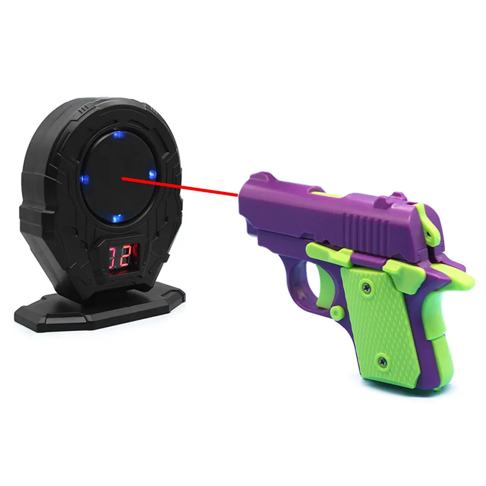 Mini pistola de juguete láser para deportes al aire libre, objetivo de inducción láser M1911, ocio, CS, entrenamiento, objetivos de puntuación eléctrica, QG491, 2mw