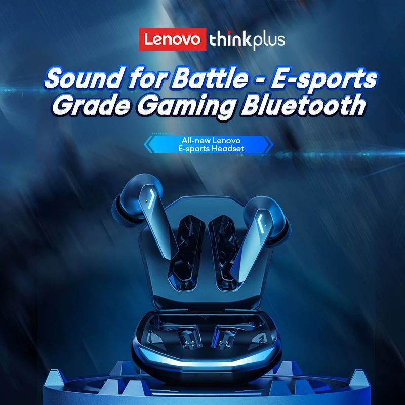 Choice Lenovo GM2 Pro ไร้สายบลูทูธ 5.3 หูฟังสําหรับเล่นเกม Latency ต่ํา Dual Mode หูฟังเพลงกีฬาชุดหูฟังชนิดใส่ในหูพร้อมไมโครโฟน