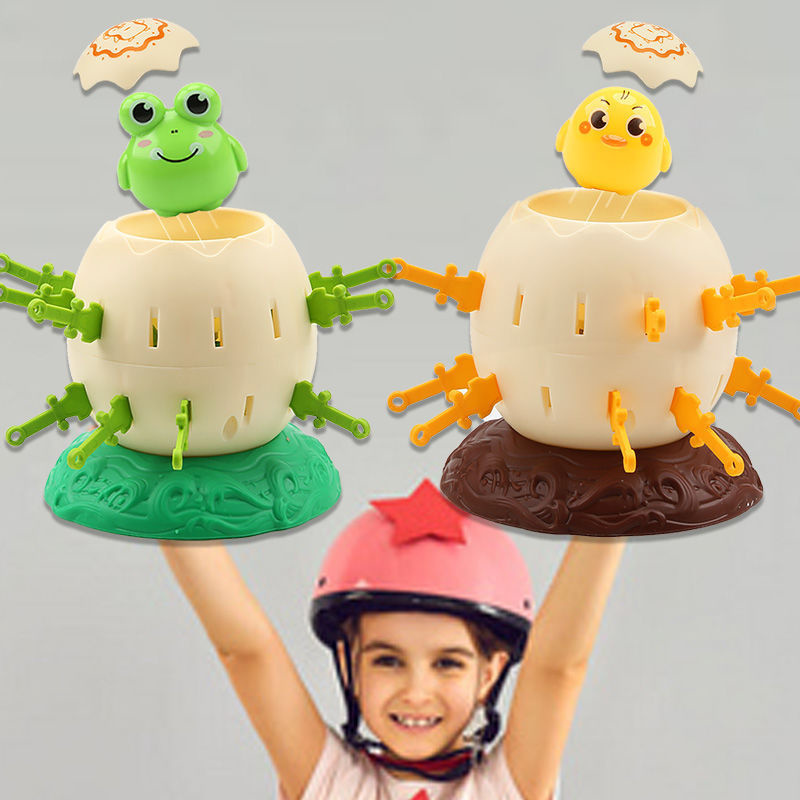 Mini seau de Pirate enfichable, jeu interactif Parent-enfant délicat, seau d'éjection pingouin et grenouille, œuf de Pirate, jouets de bureau