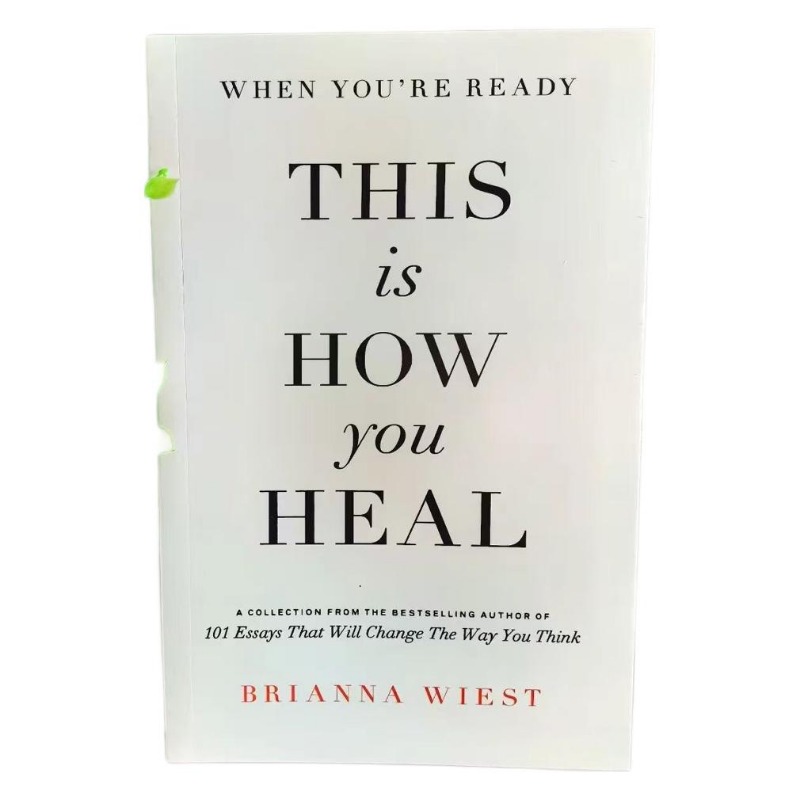 เมื่อคุณพร้อม นี่คือวิธีที่คุณรักษาโดย Brianna Wiest หนังสือภาษาอังกฤษที่สร้างแรงบันดาลใจปกอ่อน