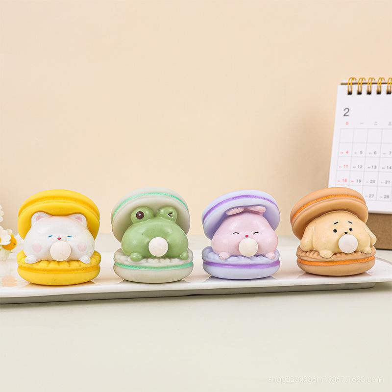 2 шт., макароны, бургер, ударные пузыри, офисные украшения для снятия стресса, креативные мультяшные игрушки, детские декомпрессионные игрушки, подарки