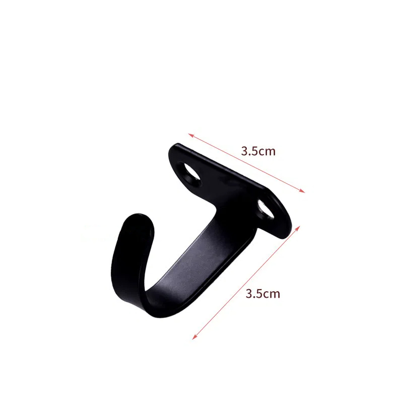 5Pcs Stainless Steel Screw Mounted Ceiling Hooks, Under-Shelf Towel, Heavy Duty Hanger For Bathroom Cabinet Garage