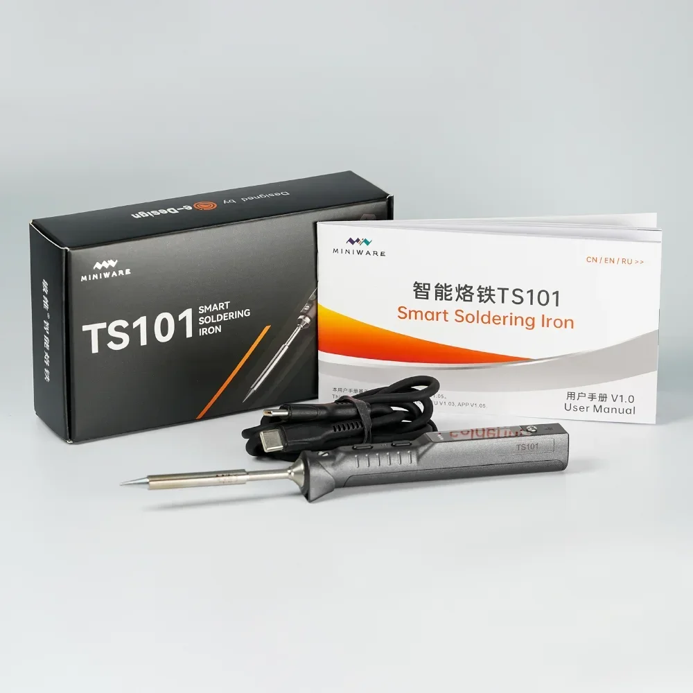 Original TS101 Portable Soldering Iron TS-BC2 PD3.1 90W TS100 Upgrade Adjustable Temperature Digital