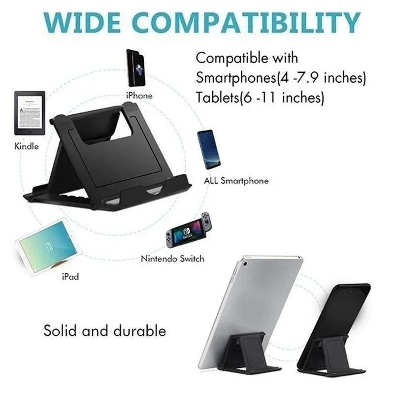 Accesorios Cadaget, soporte de escritorio plegable Flexible para teléfono móvil, tableta, soporte para teléfono inteligente, soporte para teléfono móvil