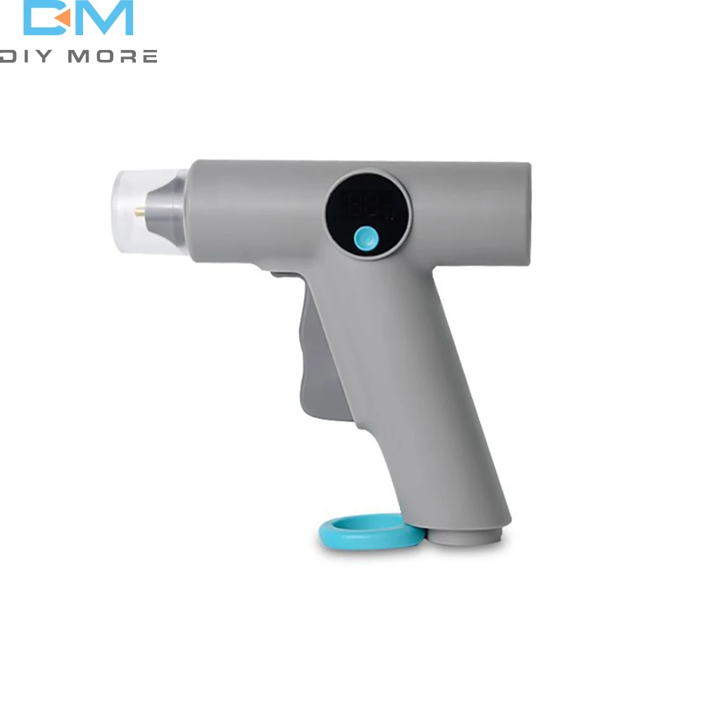 25W Digital Display Wireless Lithium Electric Hot Melt Glue Gun Type C With 22pcs Glue Stick DIY Household Hand Craft Tools