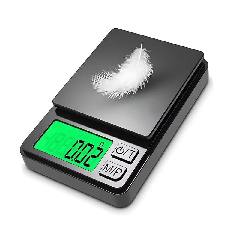 Precision Pocket Scale 1000g X 0.01g - Digital Gram Food Jewelry Ounces/Grains Scale Digital Pocket Scale Mini Scale Tiny Scale