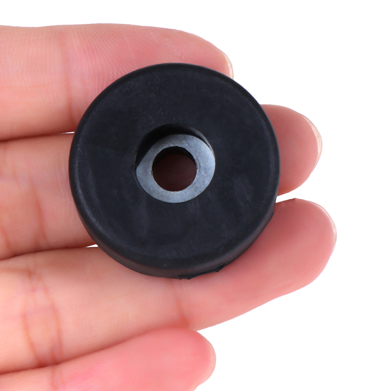 4 Stück schwarz Universal band Gummi polster Füße Stoßstange Unter leg scheibe Außen durchmesser: 30 mm Löcher Durchmesser: 5 mm Höhe: 10mm