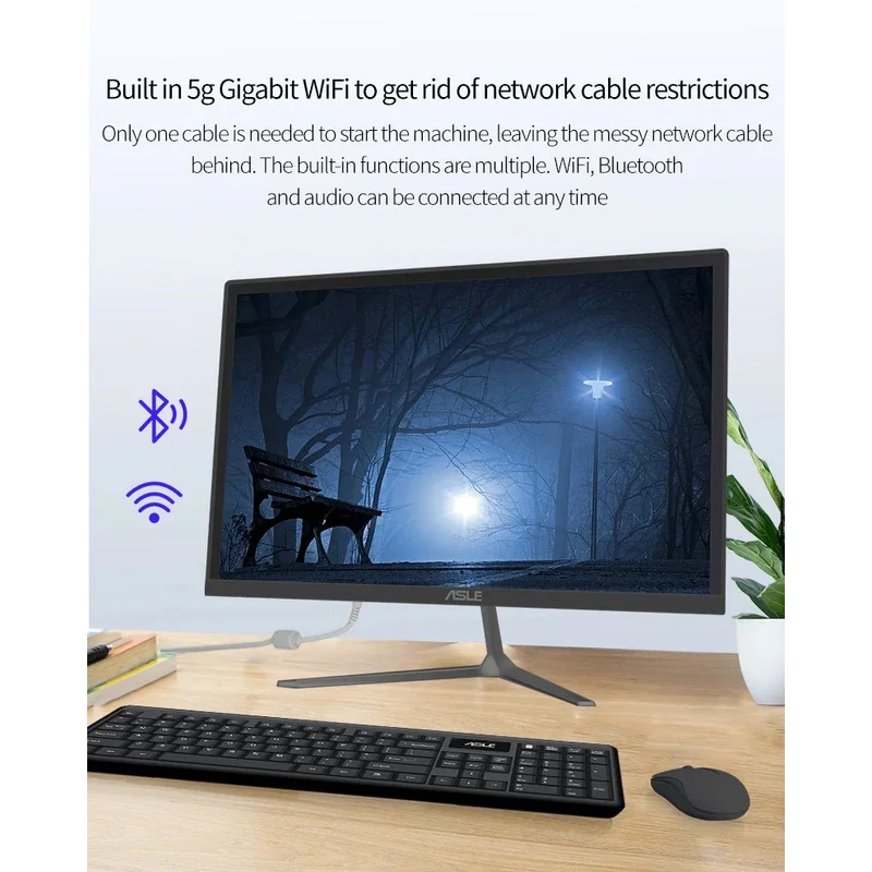 Factory Wholesale Price Pc 19/22 Inch Industrial All-in-one Computer Office Education Desktop Computer All In One PC