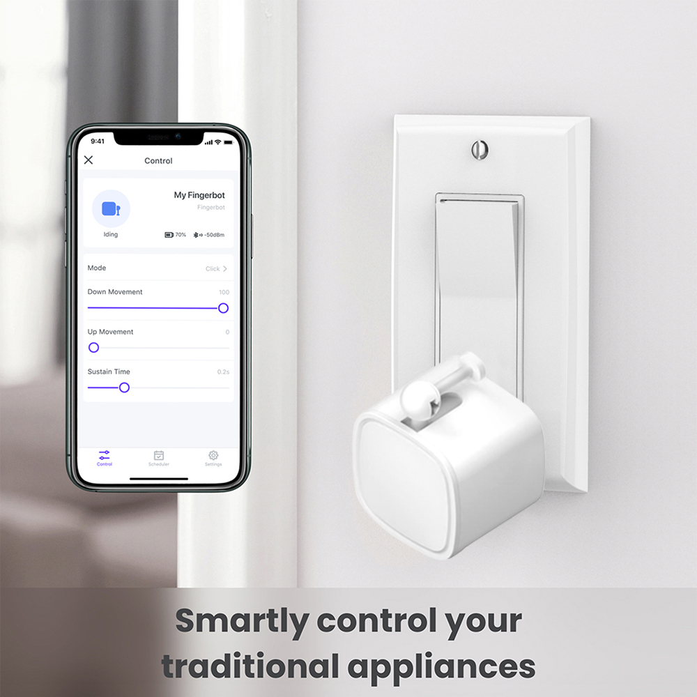 Tuya bluetooth dedo robô interruptor botão empurrador e tuya bluetooth gateway para escolher app fingerbot braços interruptor sem fio