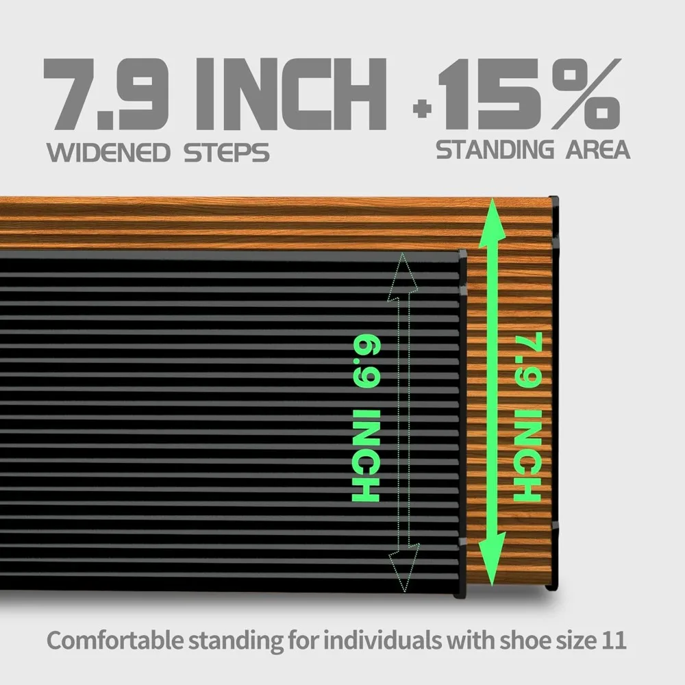 Folding Step Stool with Aluminum Wide Pedal & Convenient Handgrip, 330lbs Capacity Steel Ladder for Household and Office Use