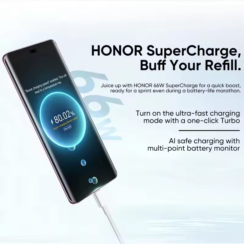 Global Version HONOR X9c  5G Mobile Phone 6600 mAh Battery 6.78 Inches 120 Hz AMOLED Drop-Resistant Display 108MP Main Camera