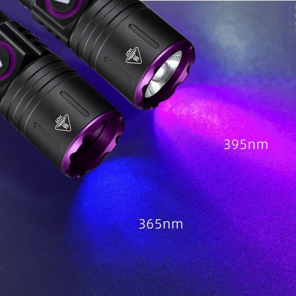 15W UV 365nm High Power Blacklight USB ไฟฉายหมึกที่มองไม่เห็น MARKER แมวสุนัขปัสสาวะเกลื้อนแร่เงินแมงป่องเรืองแสง LIGHT