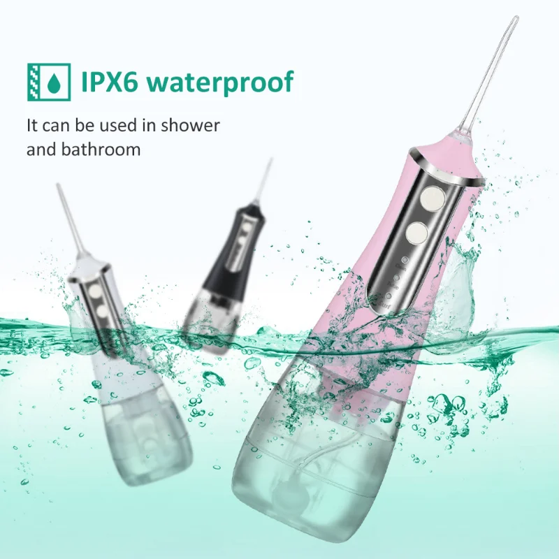 Munds pülung Zahn wasser flosser tragbare Zahn wasserstrahl 300ml Wasser flosser für Zähne Mund waschmaschine Zahn reiniger
