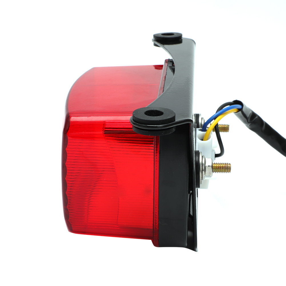 For Yamaha Banshee 350 YFZ350 Breeze 125 YFA1 Warrior 350 YFM350X Grizzly 125 Tail Light With Bracket