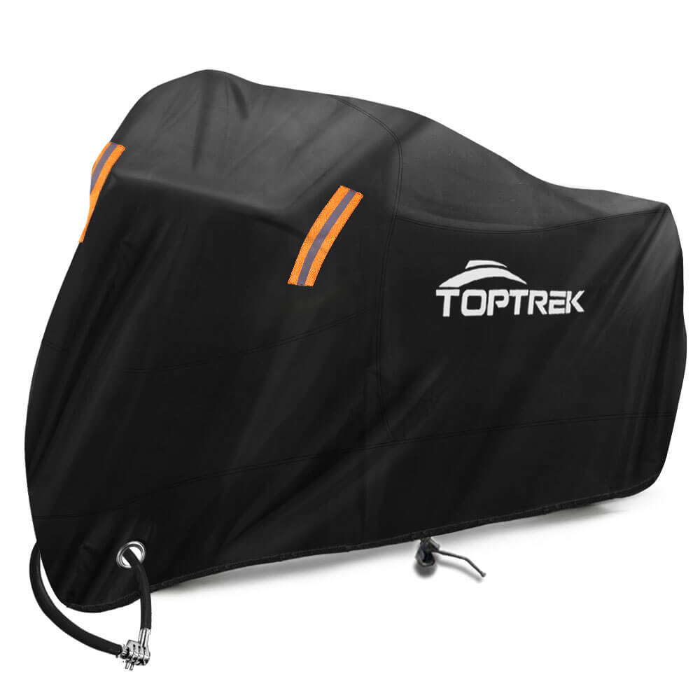 Toptrek capa de bicicleta 210d, protetor de bicicleta de alta qualidade, multiuso, chuva, neve, poeira, à prova d'água, capas protetoras para todos os climas