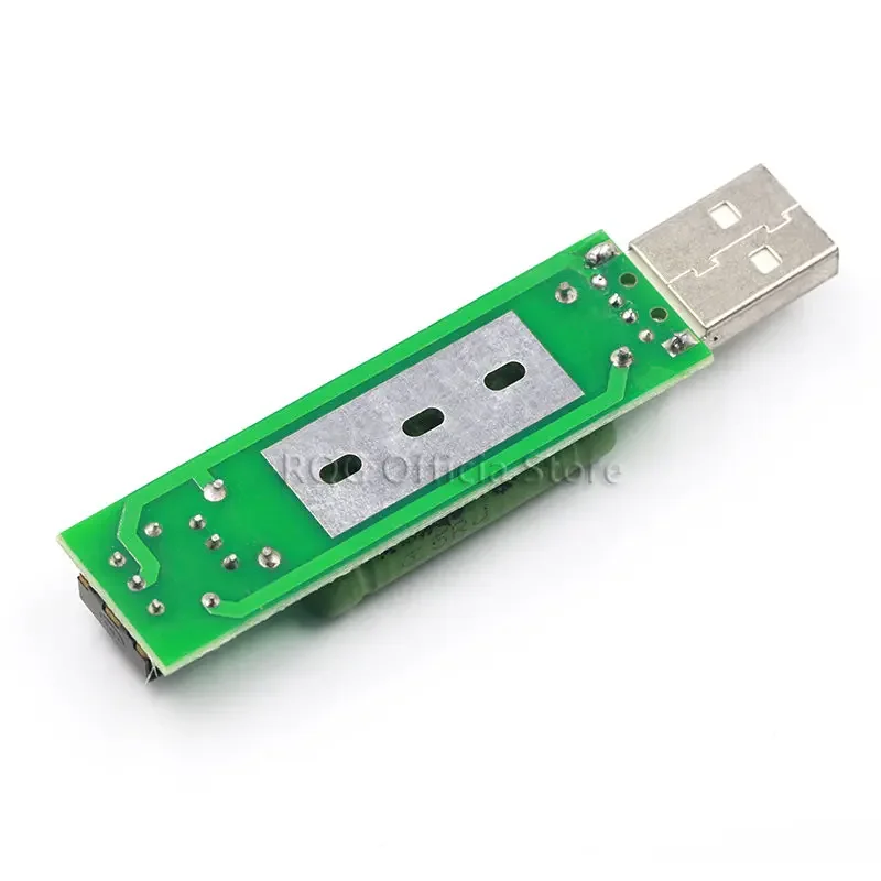 Mini resistencia de carga de descarga con puerto USB, medidor de voltaje de corriente Digital, probador 2A/1A con interruptor 1A, Led verde/2A, Led rojo