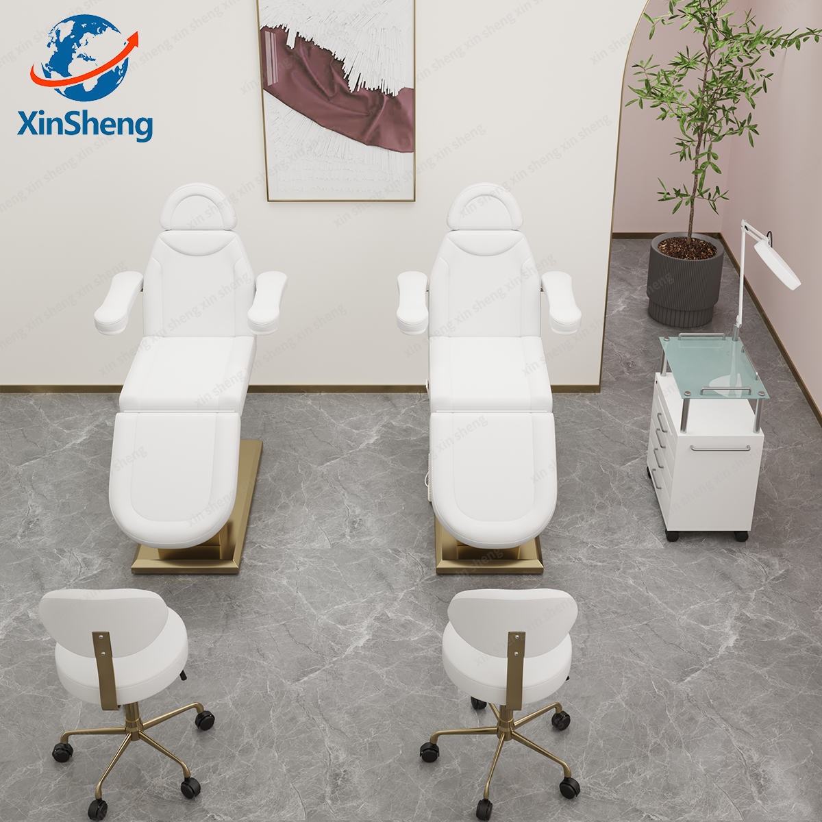 XingSheng électrique multifonctionnel soins de beauté lit hydrothérapie du visage Table de Massage chaise de Salon lits de cils canapé chaises