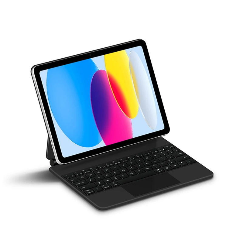 Keyboard Case For iPad A16 11 inch 2025 11th 10th generation Magic Smart Cover Folio Magnetic A3354 A3355 Multi-touch Backlight