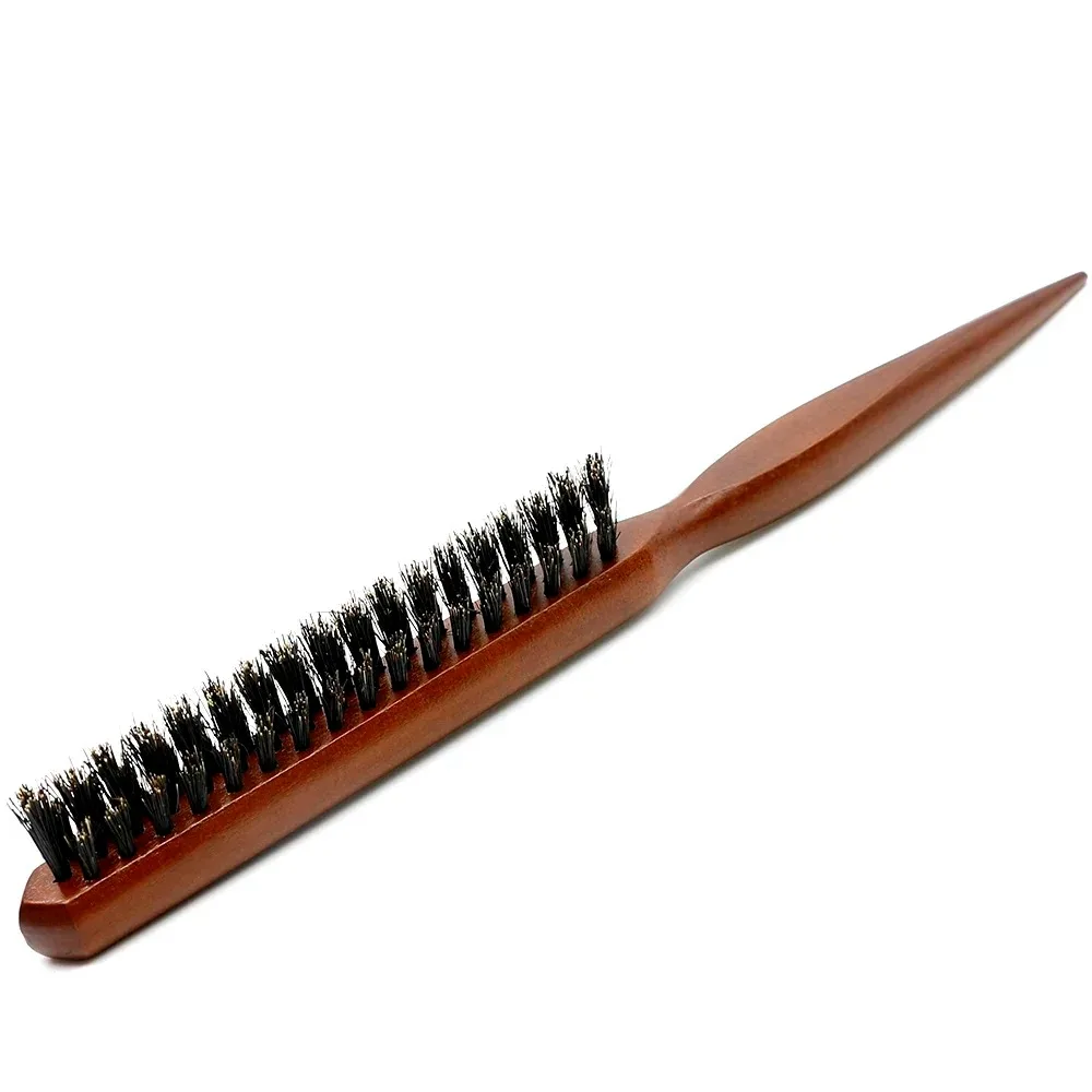 Pente de cabelo fofo com alça, escova de cabelo antiestática para barbeiro, massagem no couro cabeludo, ferramenta de estilo de cabeleireiro