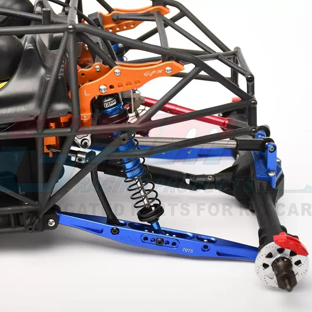 GPM logam campuran belakang bawah lengan Trailing LOS234003 untuk LOSI 1/10 ROCK REY HAMMER REY U4 BAJA REY 2.0 mobil RC bagian Upgrade truk