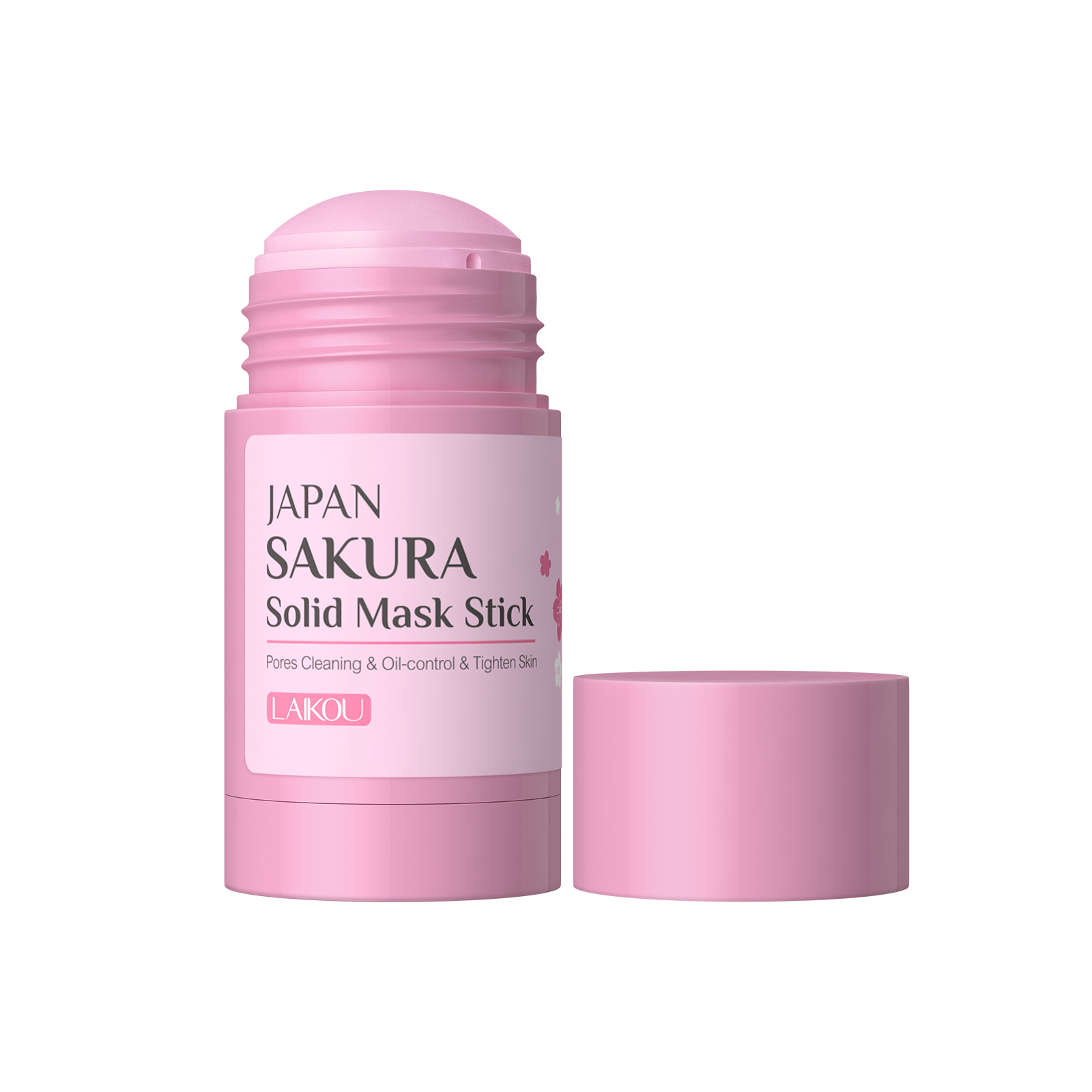 Sakura Cleansing Face Mask Stick 40g – Limpador de poros, remoção de cravo, controle de óleo e hidratante para a pele