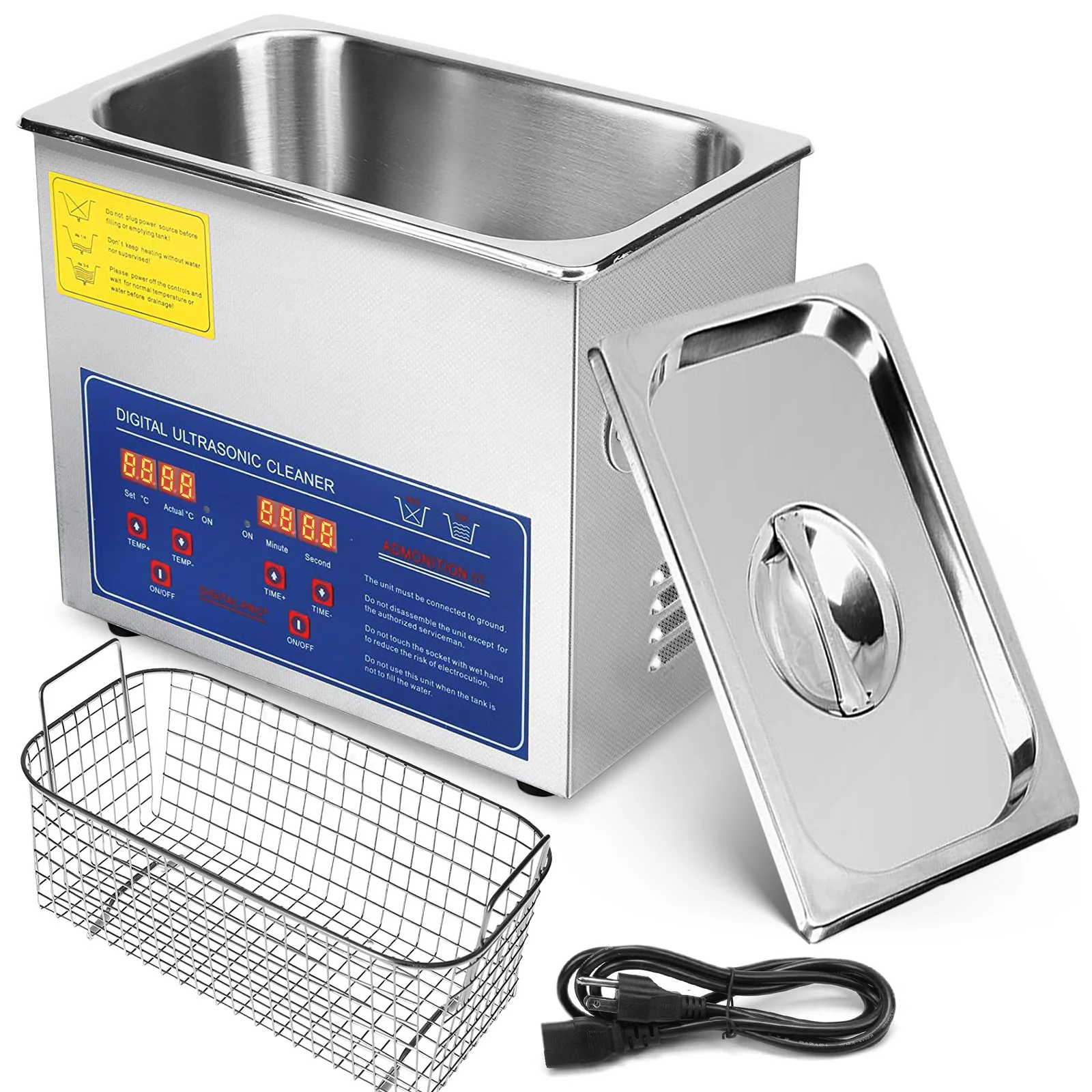 Sihao 0.8L-30L Ultrasone Reiniger Machine Roestvrij Staal Digitale Verwarming Timer Sieraden Reiniging voor Commercieel Persoonlijk Huis