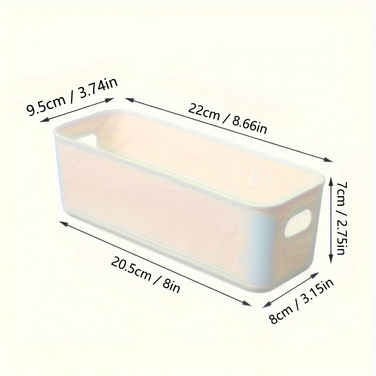10pcs multifunctional storage box durable large-capacity desktop storage box underwear storage suitable for sundries storage