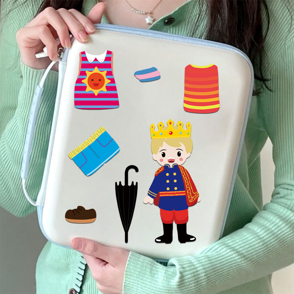 8/16/32PCS Grappige kinderverkleedpuzzelstickers Leuke cartoon Creatief plezier Kinderpuzzel Accountmateriaal Waterdichte sticker