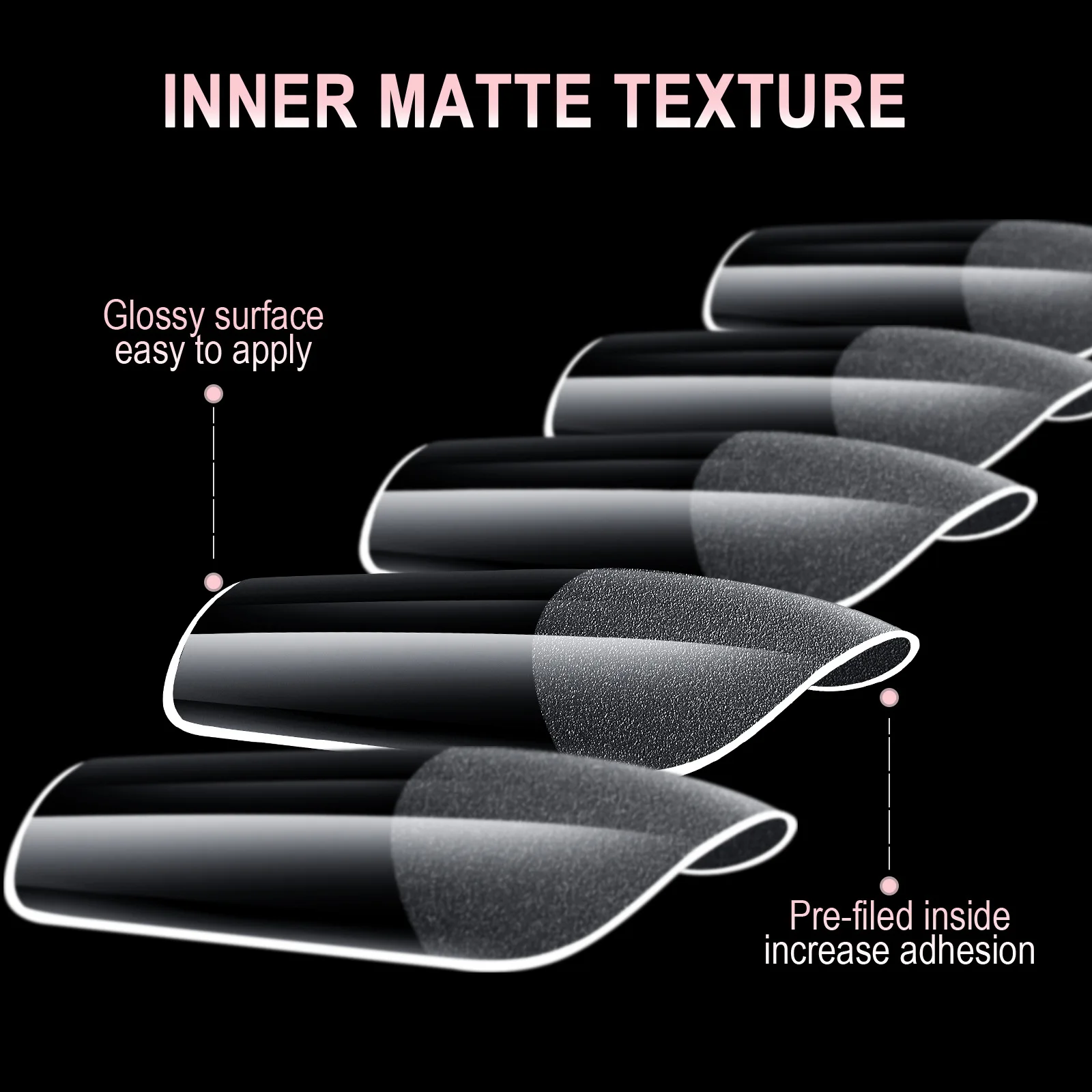 600 Stücke Volle Abdeckung Drücken Auf Nagelspitzen Stiletto Mandel Quadrat Sarg Französisch Falsche Gefälschte Soak Off Gel Nagelverlängerungsspitzen Kapsel