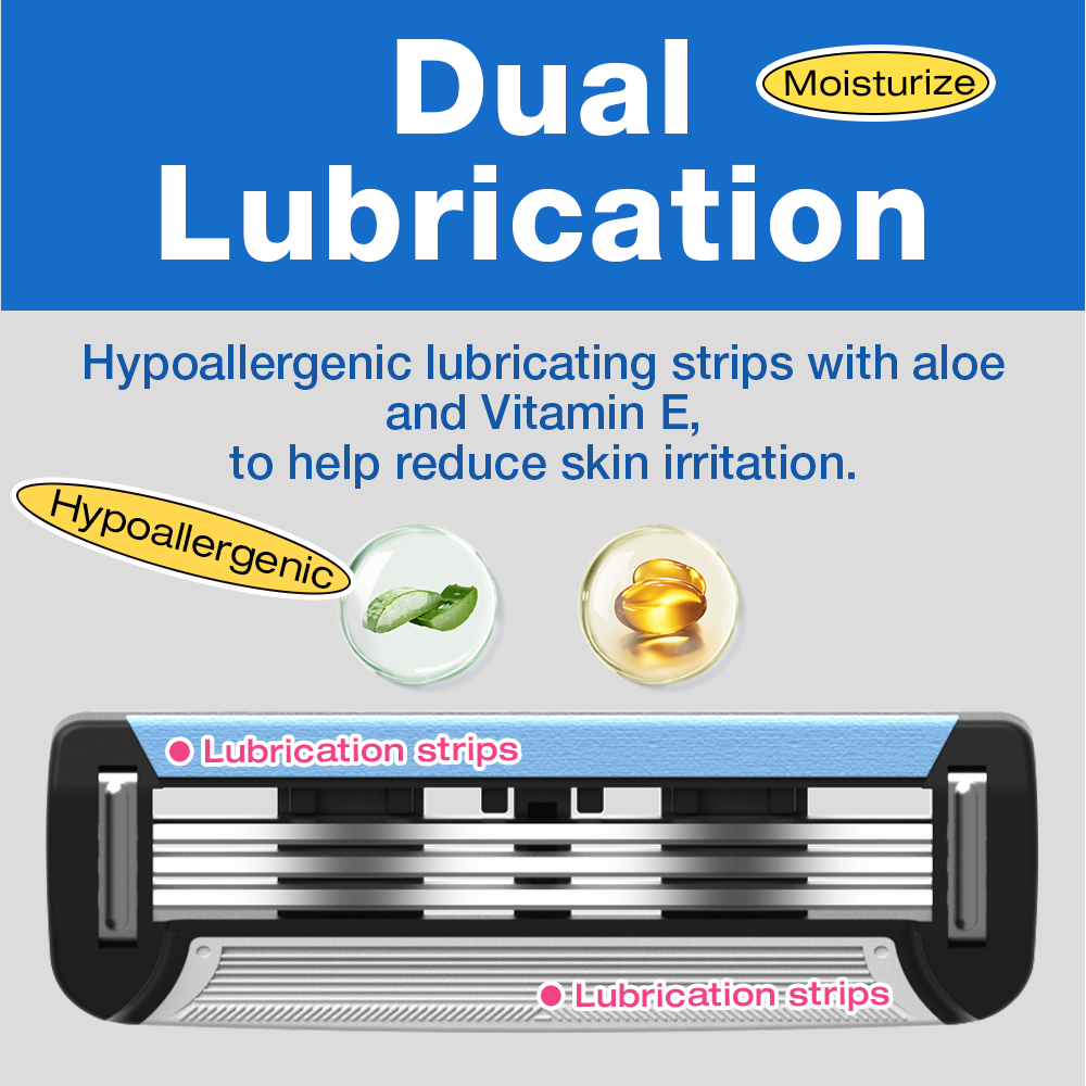 Бритва мужская Ручная с 3 лезвиями, из нержавеющей стали