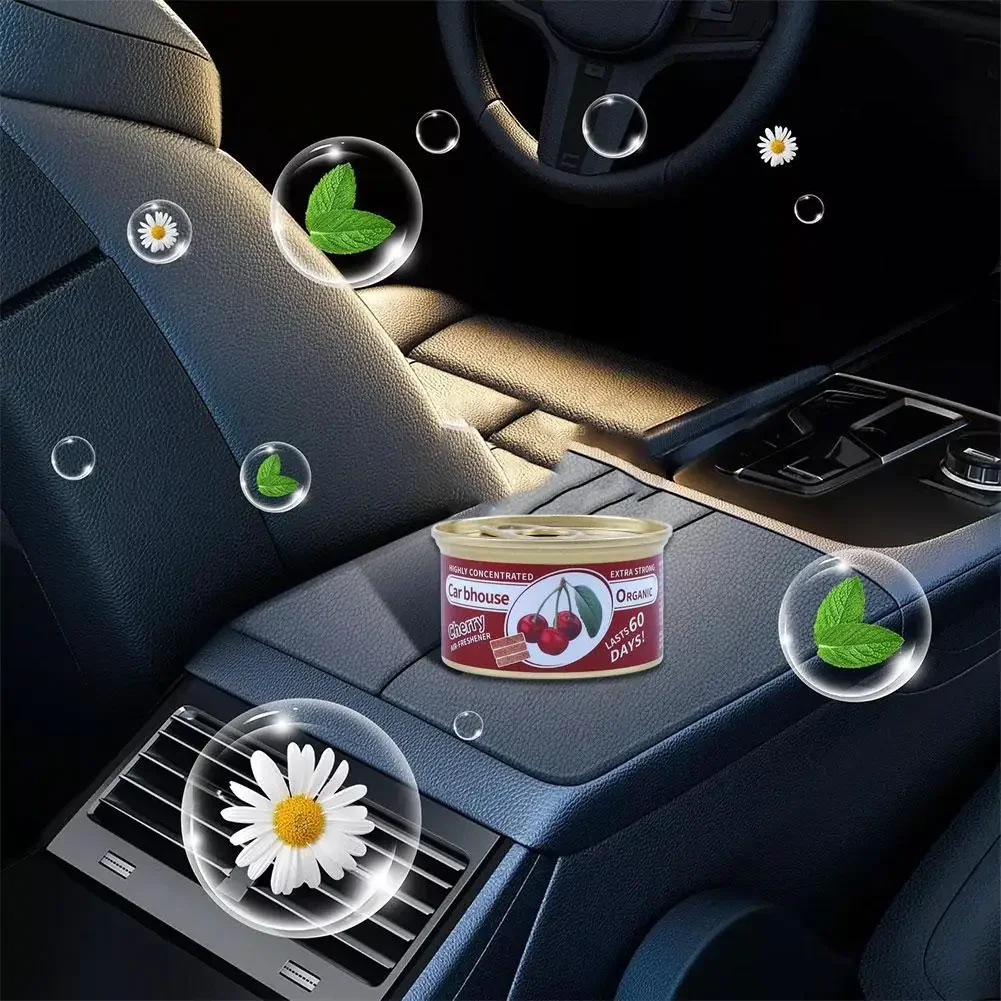 Ambientadores para coche, suministros de Perfume para automóviles, bloques de madera enlatados, explosión de sabor a café, suministros desodorantes de aromaterapia extranjera para coche