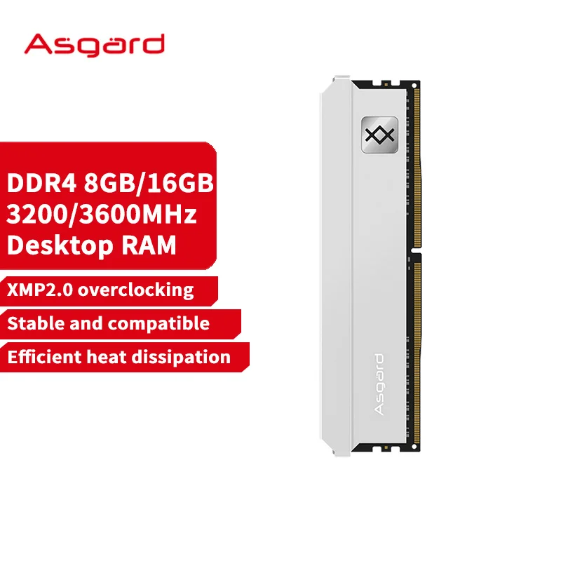Asgard memoria DDR4 8GBx2 16GBx2 32GB 3200MHz 3600MHZ ram DDR4 para PC de escritorio