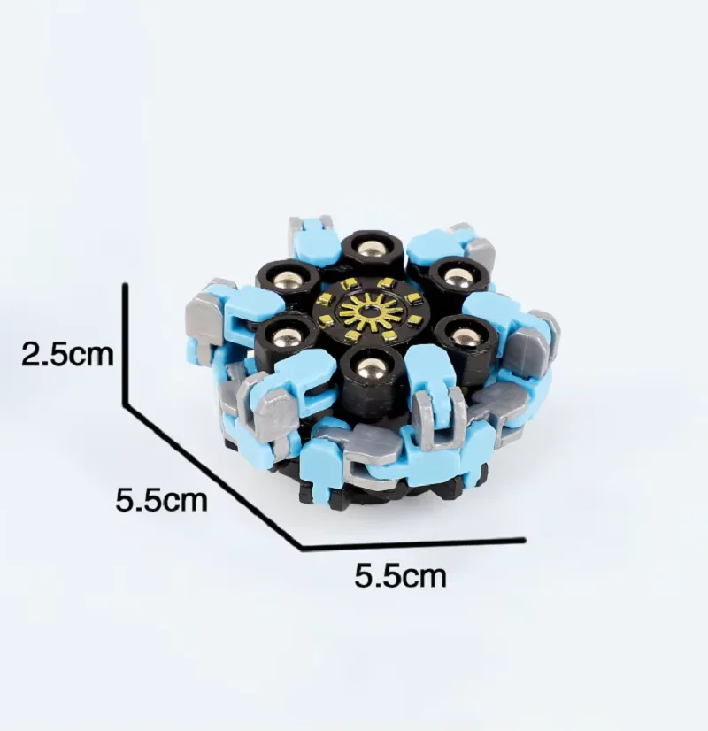 นิ้ว Gyro Decompression ของเล่น Rotator เปิดประทุนของขวัญบรรเทาความเมื่อยล้าสําหรับเด็กและผู้ใหญ่