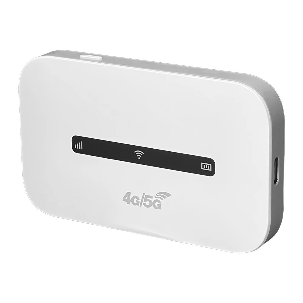 Enrutador WiFi móvil 4G LTE, punto de acceso WiFi portátil de 150Mbps con ranura para tarjeta SIM, enrutador de Internet inalámbrico para viajes en casa, oficina y coche