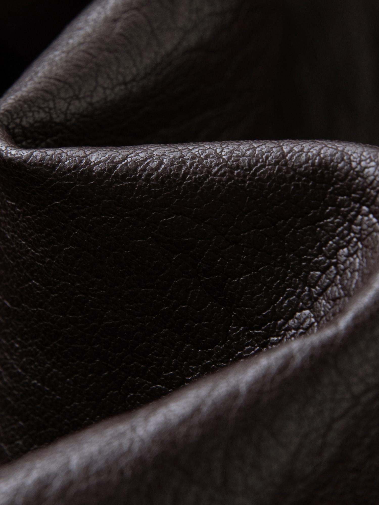 DUSHU Plus Size Damen [COCO MOUSSE] Langer Mantel aus Proteinleder mit Stehkragen, 2025, stilvolle Herbst-Lederjacke