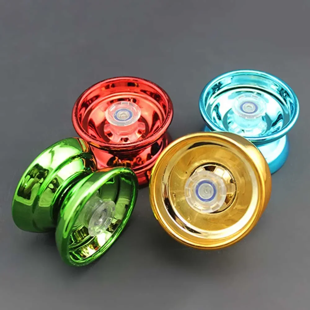 4 Cores Crianças Magia Yoyo Responsivo de Alta Velocidade Liga De Alumínio Yo-yo Torno CNC com Spinning String para Meninos Meninas Crianças yoyo ocjlos