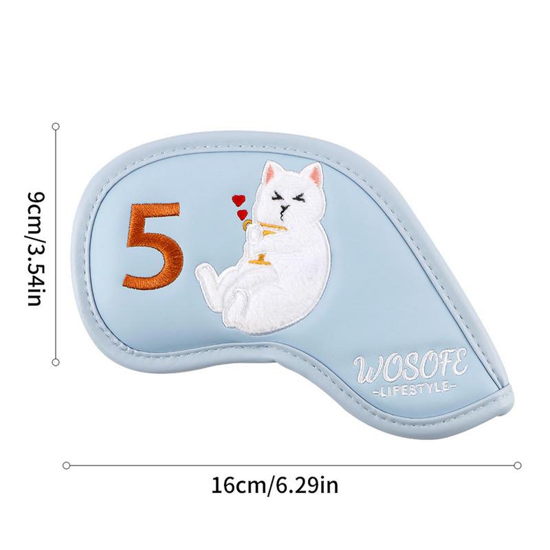 9 шт., головные уборы из ПУ кожи для гольфа